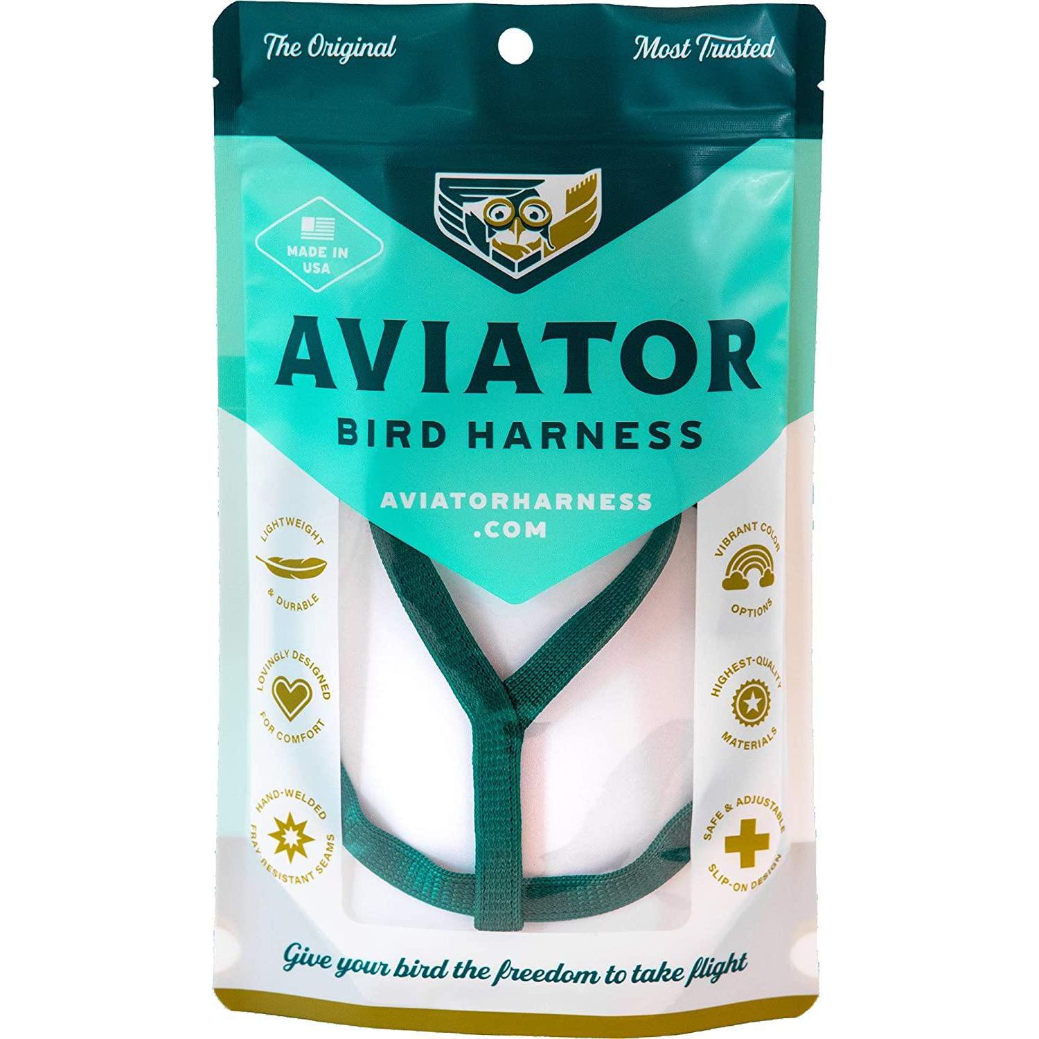 Aviator - Pettorina per Pappagalli - L - Verde Aviator - Pettorina per Pappagalli - L - Verde